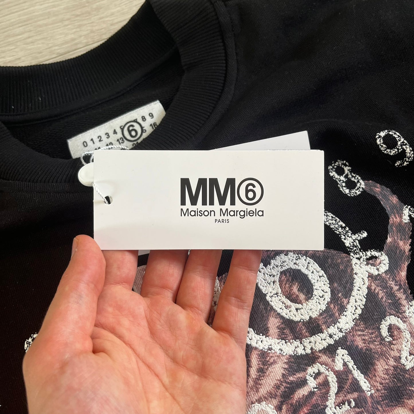 mm6 maison margiela cat sweatshirt