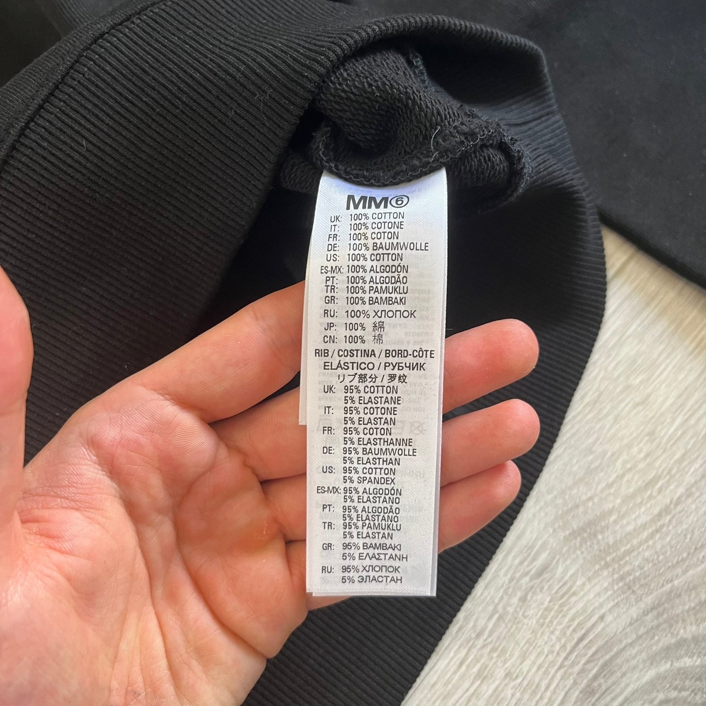 mm6 maison margiela cat sweatshirt