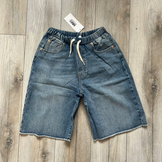 mm6 maison margiela denim shorts