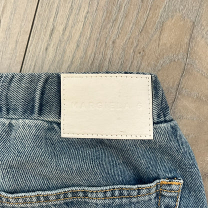 mm6 maison margiela denim shorts