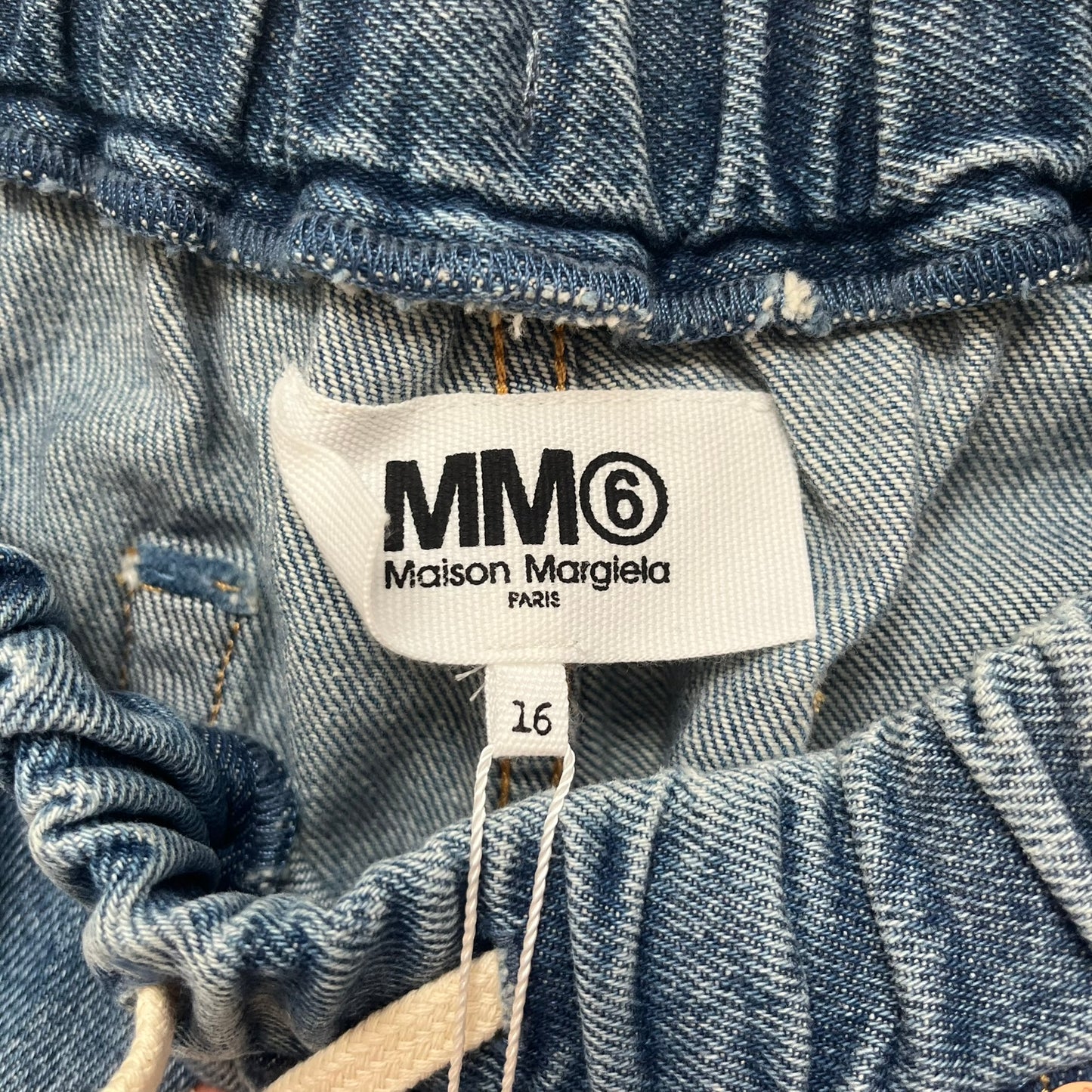 mm6 maison margiela denim shorts
