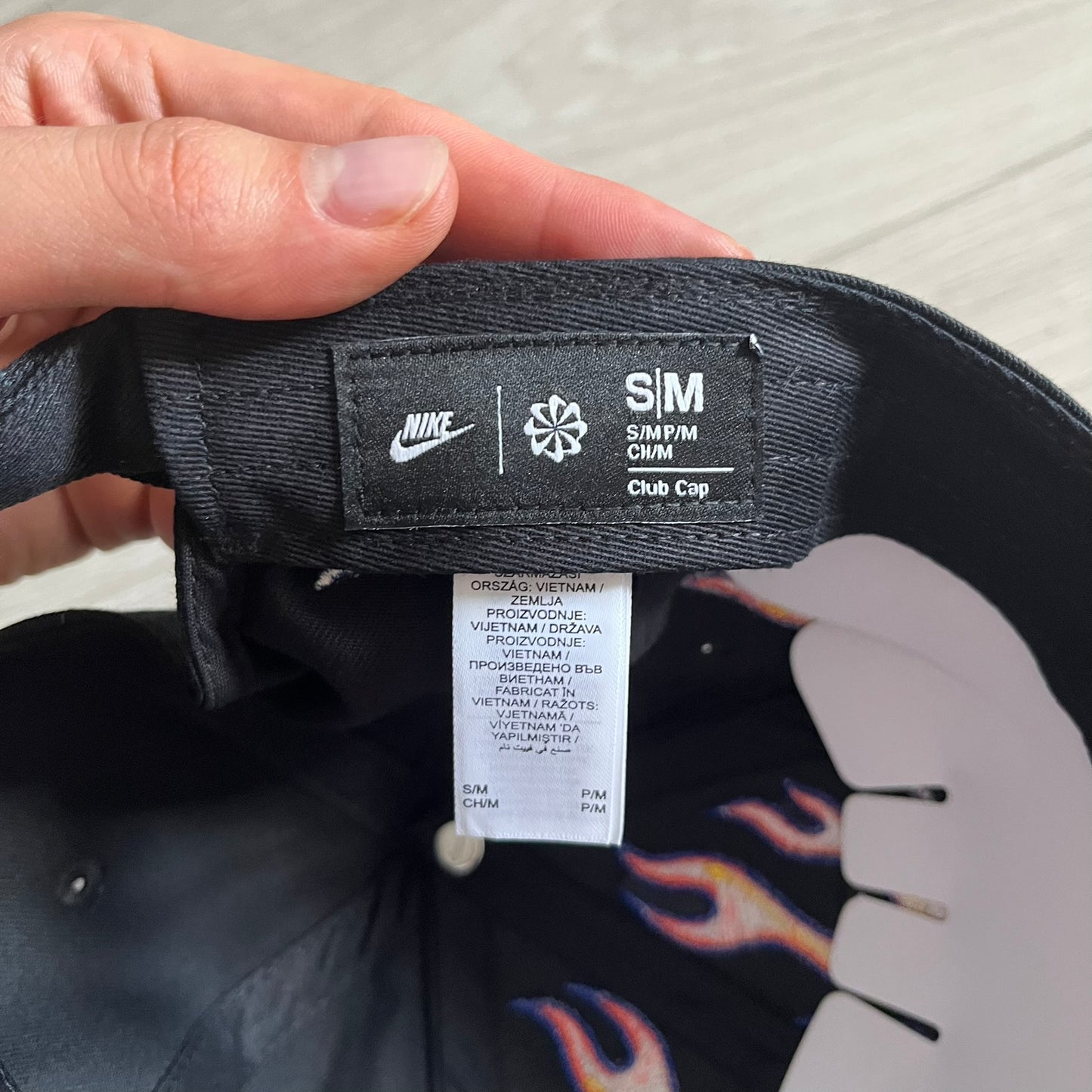 nike club cap structured og flame cap multicolor
