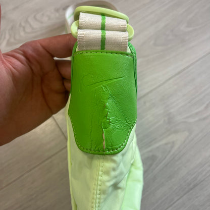nike nylon sling bag green