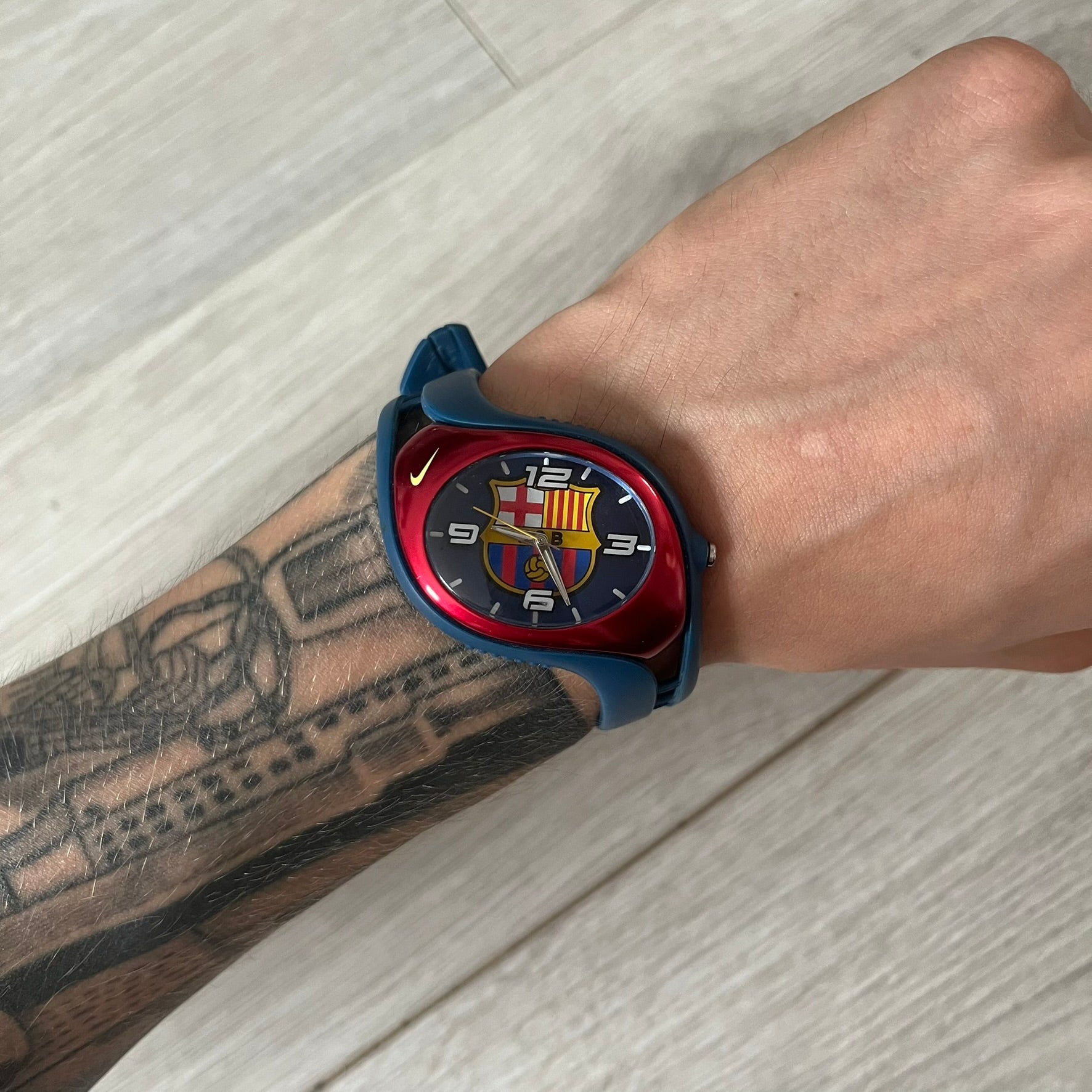 中古 NIKE TRIAX WATCH ARCHIVE WK0008 nike triax fc barcelona wk0008 analog watch used – único13