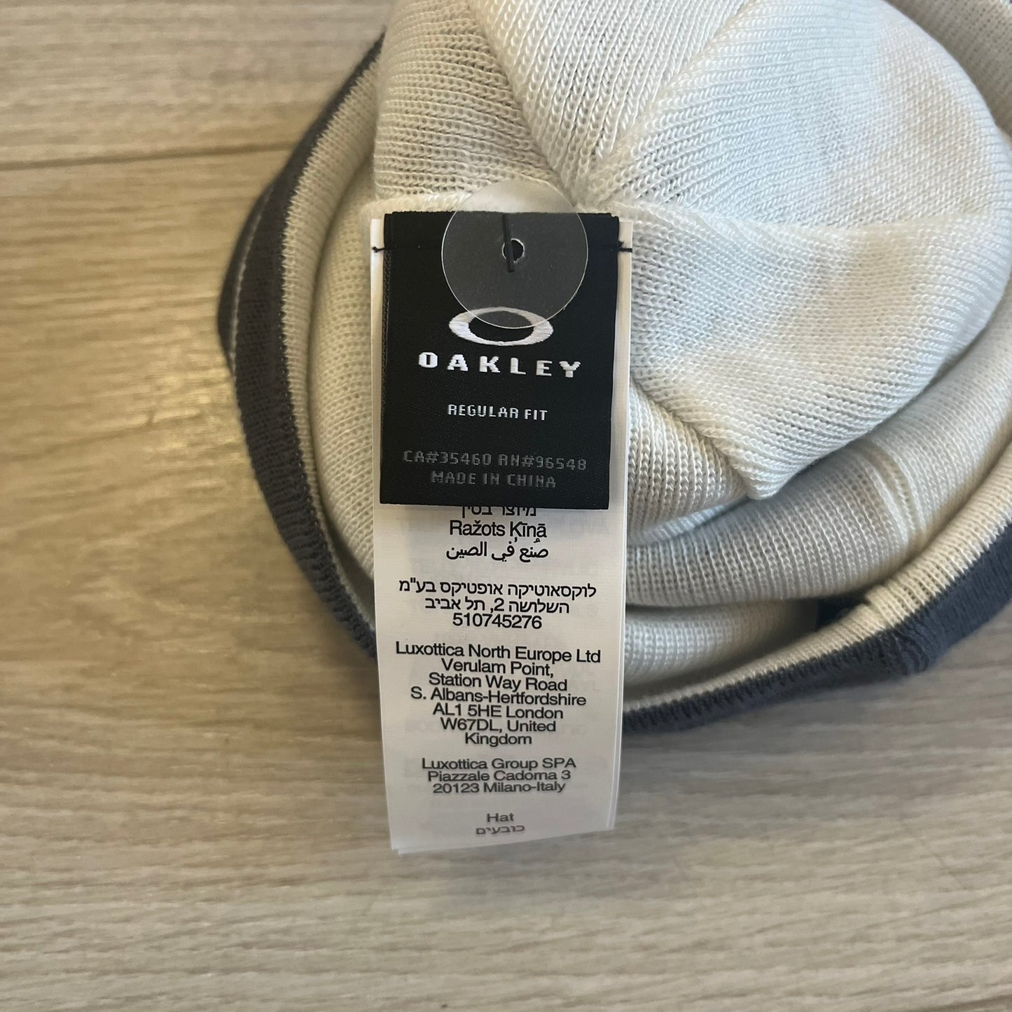 oakley ellipse beanie gray