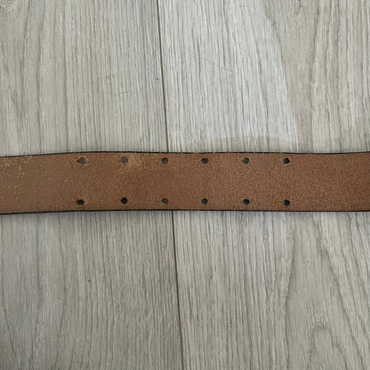 puma rhinestone leather belt