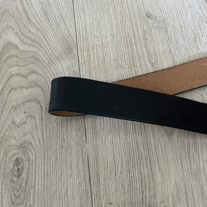 puma rhinestone leather belt