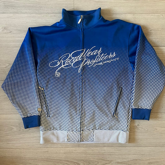 rocawear dotted blue track jacket