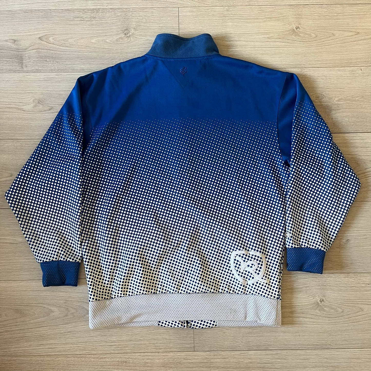 rocawear dotted blue track jacket