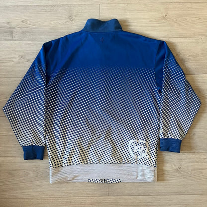 rocawear dotted blue track jacket