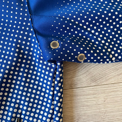 rocawear dotted blue track jacket