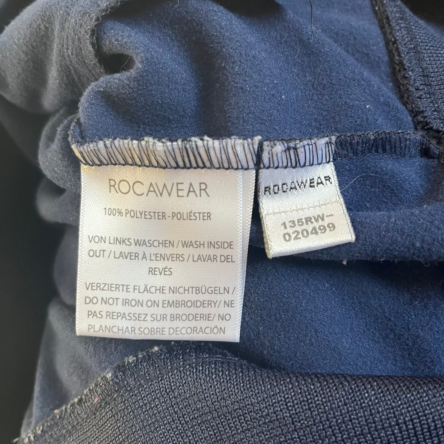 rocawear navy track jacket
