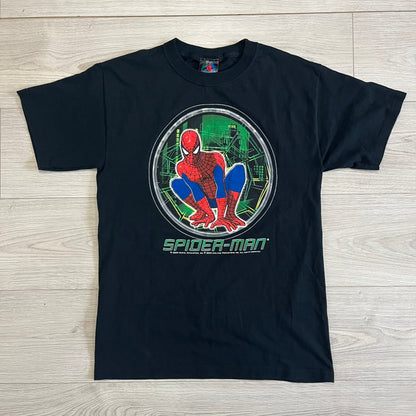 spider-man 2003 green tee