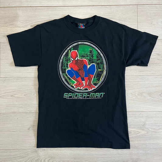 spider-man 2003 green tee