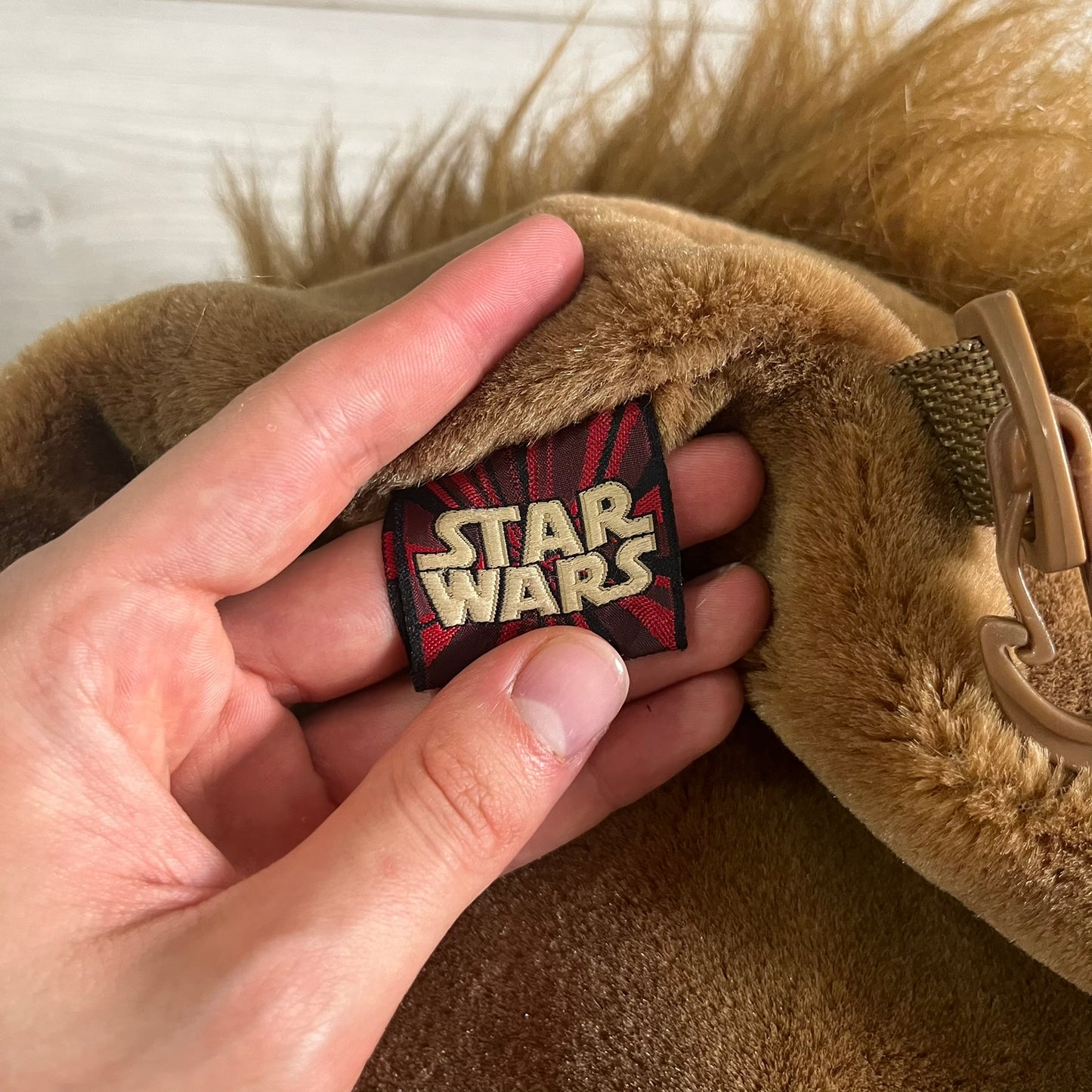 star wars 90's chewbacca head backpack