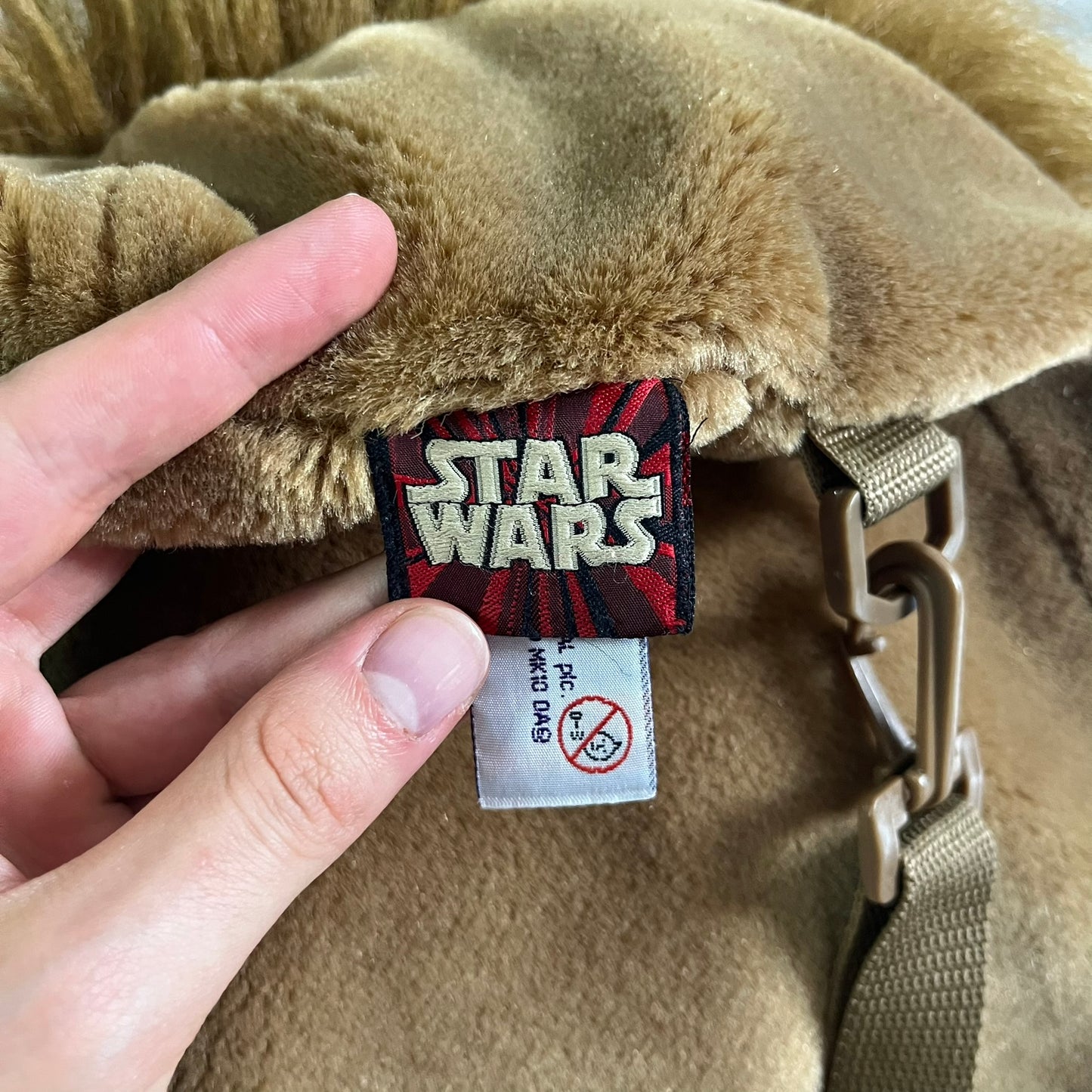 star wars 90's chewbacca head backpack