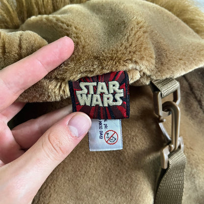 star wars 90's chewbacca head backpack