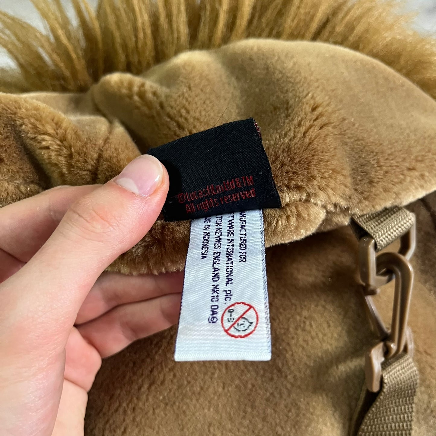 star wars 90's chewbacca head backpack