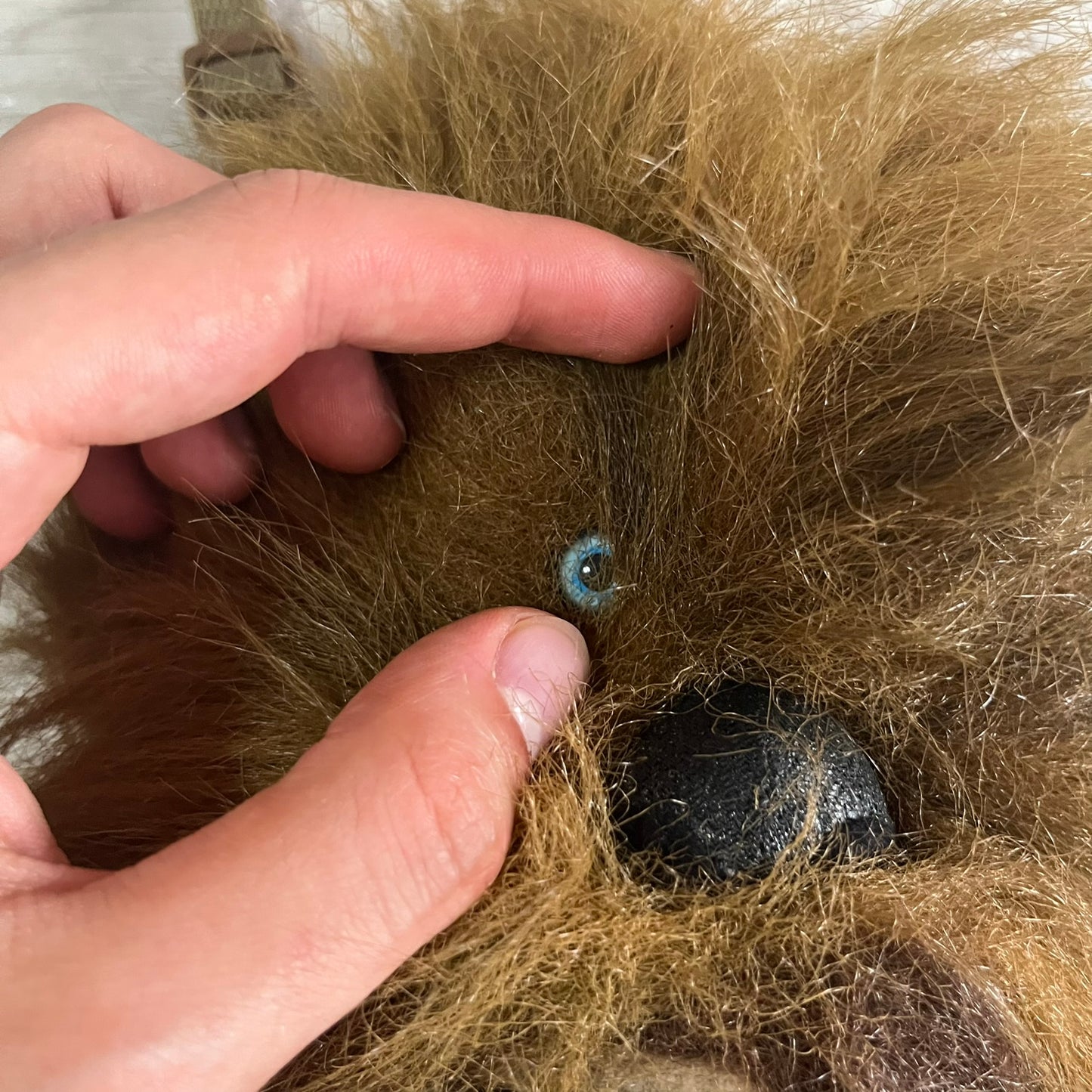 star wars 90's chewbacca head shoulderbag