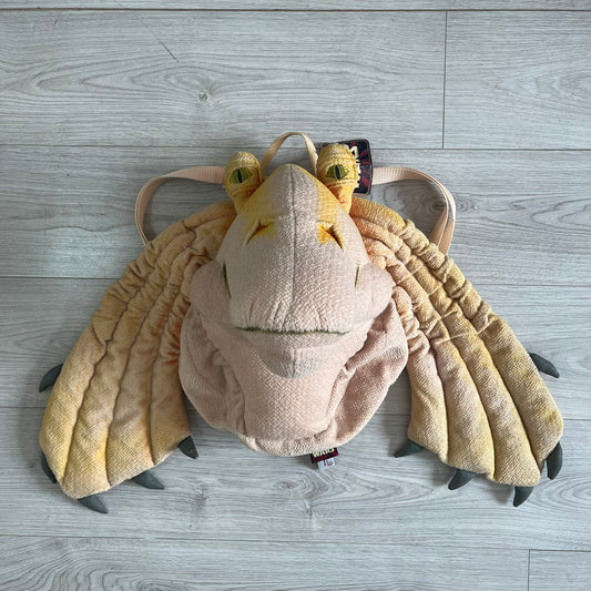star wars 90's jar jar binks head backpack