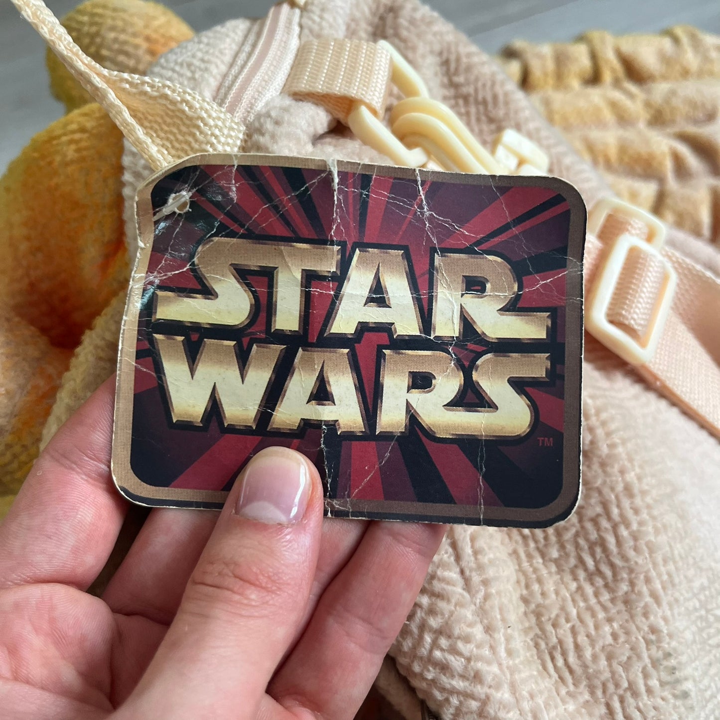 star wars 90's jar jar binks head backpack