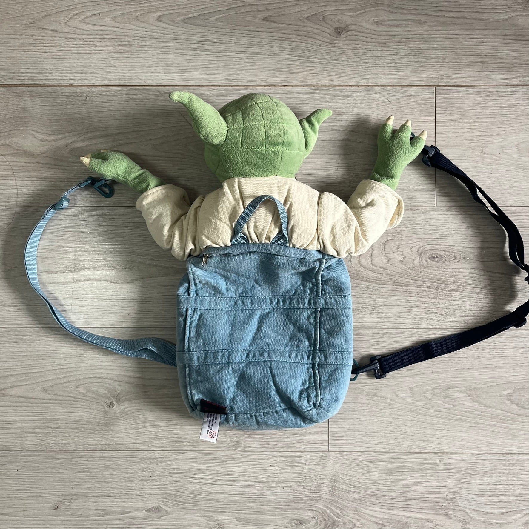 star wars 90's yoda smaller head backpack – único13