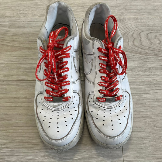 supreme air force 1 low white