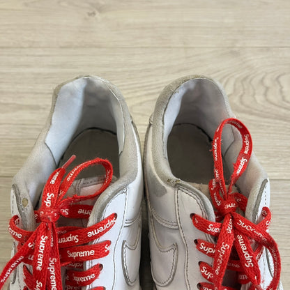 supreme air force 1 low white