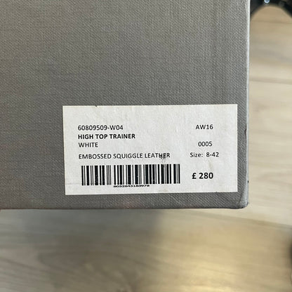 vivienne westwood leather high top sneakers