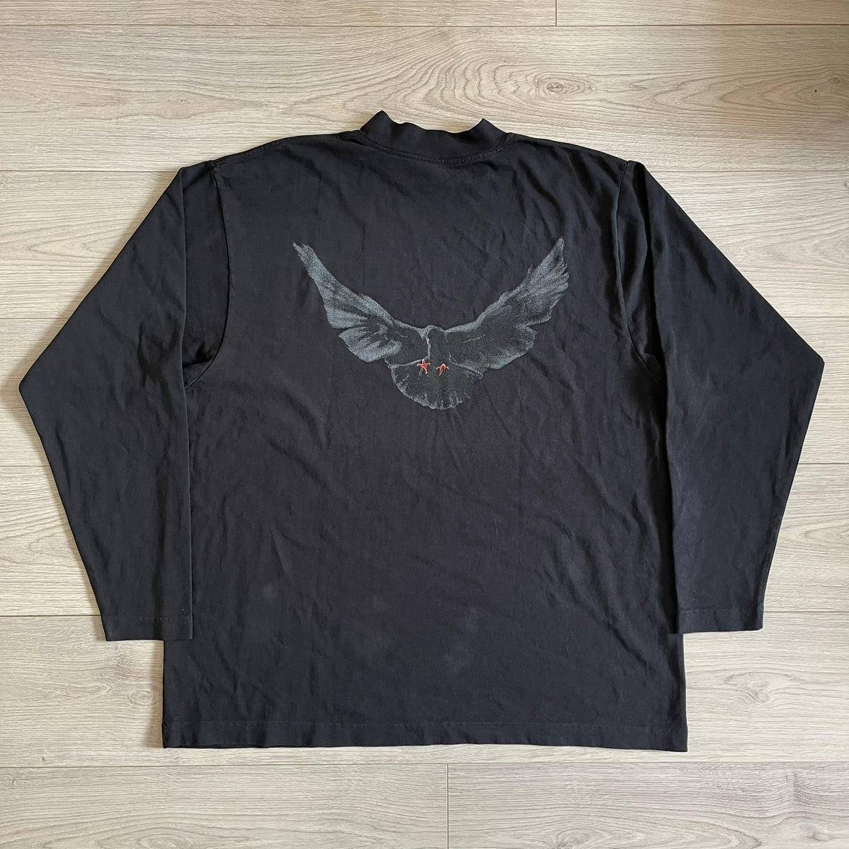 yeezy gap engineered by balenciaga dove longsleeve black – único13