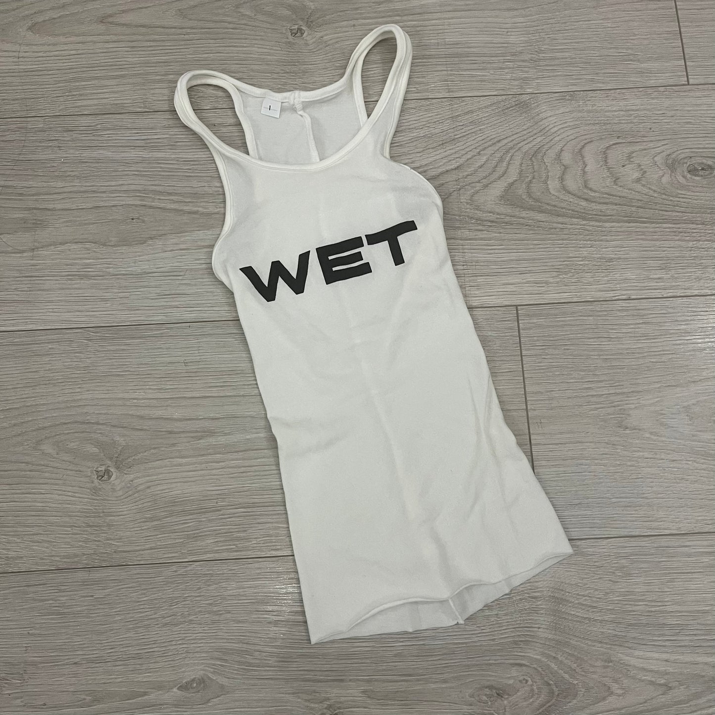 yeezy mowalola wet tank top